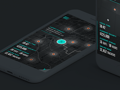 The Runner: Mobile App Exploration android app art direction chart dark iphone mobile tv ux