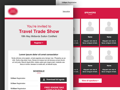 Event email email event event email trade show travel