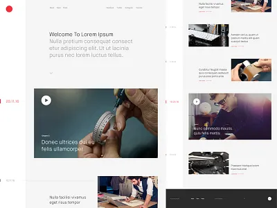 Product Launch - Timeline Microsite microsite timeline web website