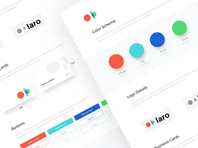 Laro Branding brand guide branding identity logo guide mark style guide