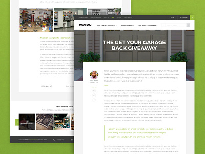 Stack-On :: Blog Post blog modern organization post safes security tools ui ux web web design