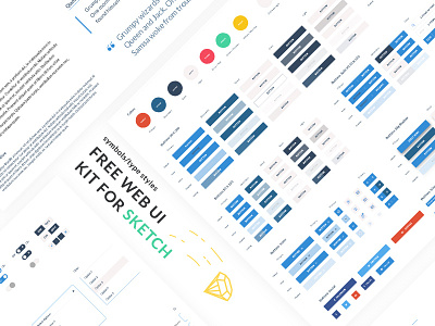 FREE WEB UI Kit (symbols & styles) - Freebie clean dropdowns elements free freebie inputs interface buttons labels ui kit user web white