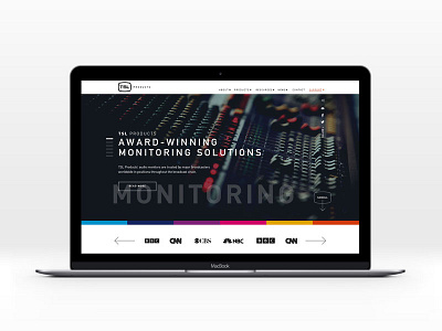 TSL web design pitch audio broadcasting design digital video web website