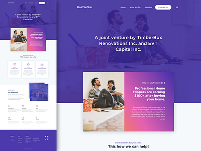 Single Page clean gradient landing layout single page ui ui design ux ux design web