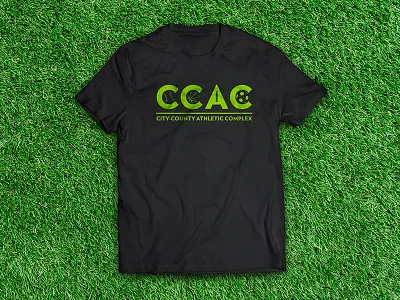 CCAC athletics brand field identity logo shirt sports