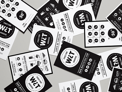 Business card WIT👨🏻‍💼🔖 branding design eat flat food graphic icons illustration logo logotype typography vector