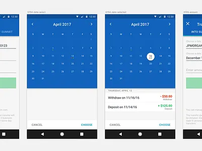 Date Picker android aspiration banking calendar checking date material picker summit transfer transfers