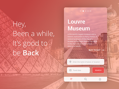 Simple Travel App android app booking concept interface ios travel ui ux