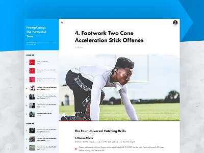 FC - Lecture Page app curriculum dashboard design interface lecture school ui user ux web