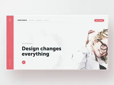 Core Media — v3 agency bootstrap clean layout minimal simple template typography unsplash web design webdesign website