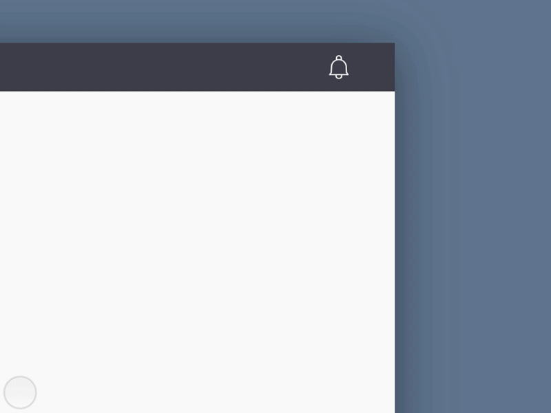 Daily UI #49 - Notifications admin animation dailyui notifications principle
