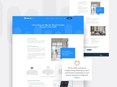 Addwish | Single-Integration-Page 2017 clean landing page landing page minimal landing page visual design. website redesign
