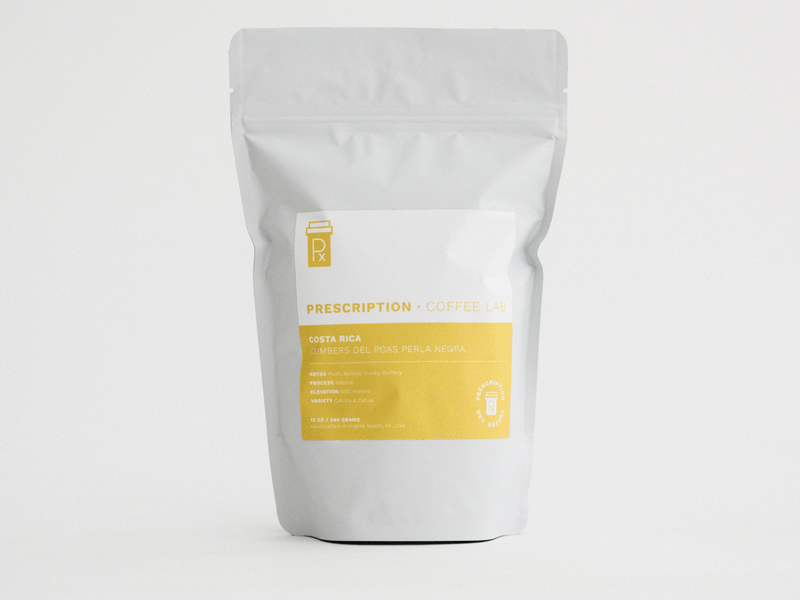 Prescription Label System bag coffee coffee lab label label system packaging prescription print roaster