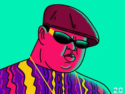 Notorious B.I.G. biggie design hip hop illustration notorious big pop vector