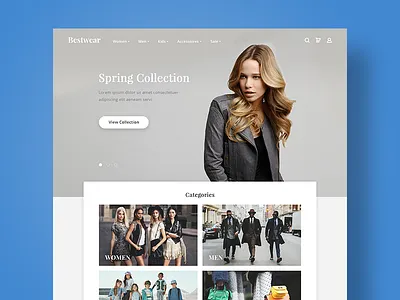 Bestwear Shop fashion shop ui ux web webdesign