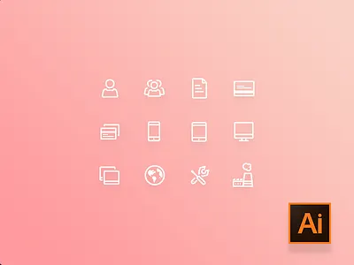 Free Icons Set ai free icon icons line one psd sketchapp