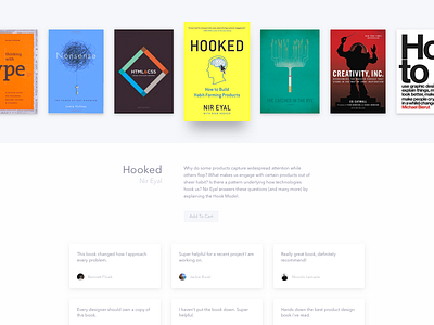 Book Purchase book card clean dailyui ecommerce purchase reviews testimonials ui ux