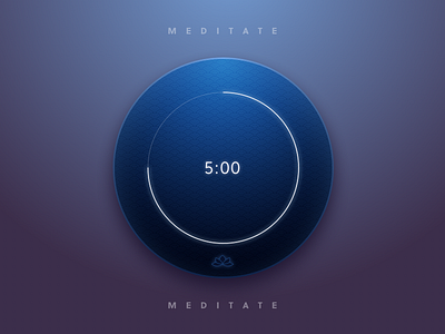 UI :: 014 - Countdown breathe budhhism count counting meditate meditation numbers time timer ui zazen zen