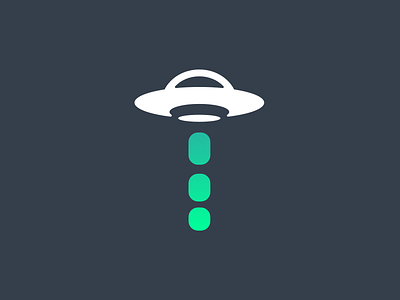 Mthrship mark abduct flying icon identity logo logotype saucer ship space wordmark
