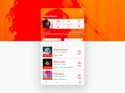 Daily UI #006 - User Profile daily ui design ios mobile application ui user profile ux visual interface