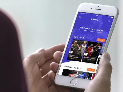 Ticket IQ Concept app design ios mobile product design