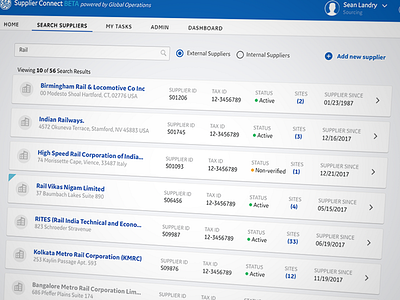 Search Results Page list search serp
