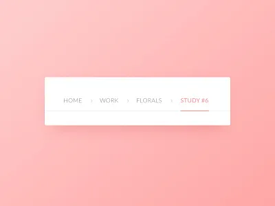 Daily UI #056 - Breadcrumbs 056 breadcrumbs clean concept dailyui minimal navigation ui ux web