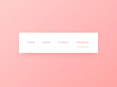 Daily UI #056 - Breadcrumbs 056 breadcrumbs clean concept dailyui minimal navigation ui ux web