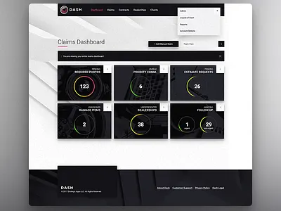 Dash Admin admin control panel dashboard minimal