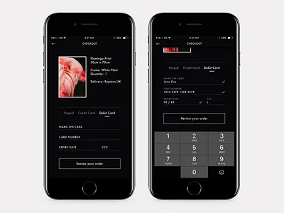 Daily UI #002 app black card checkout card details checkout daily ui daily ui 002 form payment ui