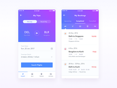 Booking App Concept app booking clean concept design minimal mobile travel ui ux white