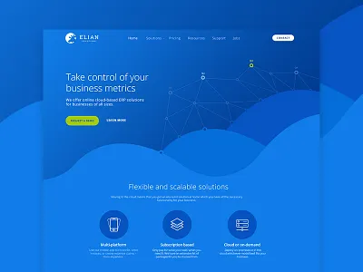 Elian erp graphic design online shop web web design website design