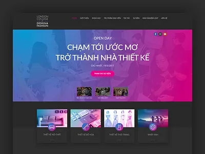 Landing Page Open Day Event landing page