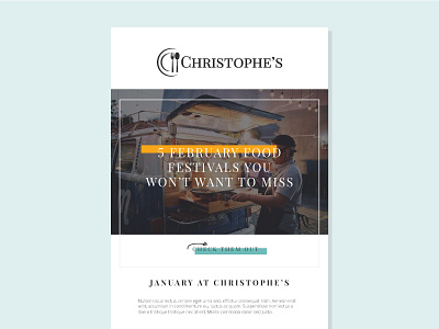 Monthly Newsletter E-Mail content marketing design email email designx email marketing