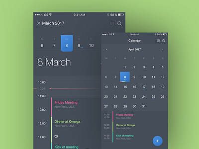 TaskCalendar App app application calendar ios mobile task ui userinterface