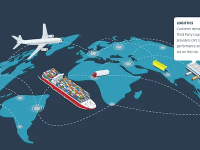 Interactive infographics infographics web banner