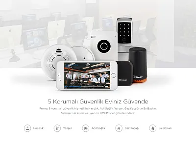 Pronet Landing Page form landing office product pronet security specification system testimonials ui video web