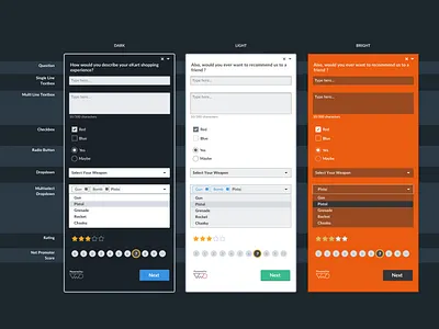 VWO Surveys - Input options input optimizer options pop questions saas survey up visual vwo website
