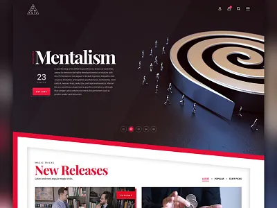 Website - Art of Magic art or magic brand design html magic web design web development webshocker