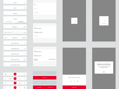 Omni Mobile UI Kit mobile omni style guide system ui kit