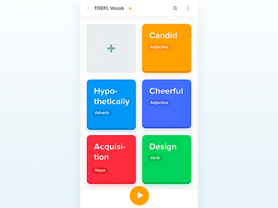 Flashy Vocab Cards app e learn education english flash flash card folder game learning self study teach vocabularies