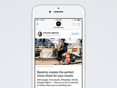 iOS Design Kit — Reader article blog ios ios design kit reader reader app