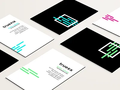 True ex branding branding bright dynamic logo mark market neon speed symbol trade