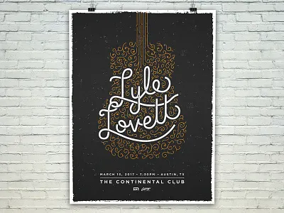 Lyle Lovett lovett lyle poster typography