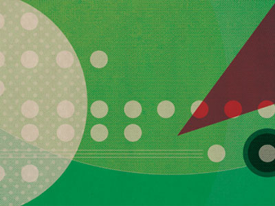 Shape of Sport: Golf bold color design flag golf golfball graphic graphic design illustration shape sport tee