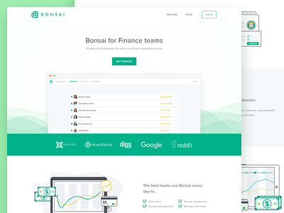 Finance Team Landing Page contract dashboard finance gateway illustration invoice landing page payment platform system