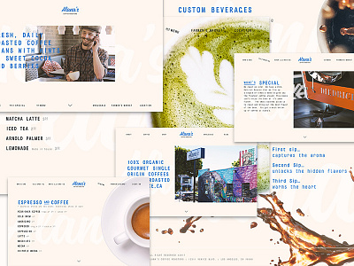 Coffee Shop coffee la shop ui usa ux web website