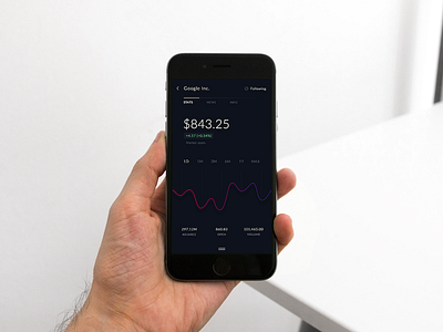 Concept app | Stock chart app apple chart filter graph icons ios mobile stock ui