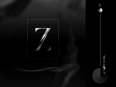 Corporate Identity black concept design identity letter logo white z
