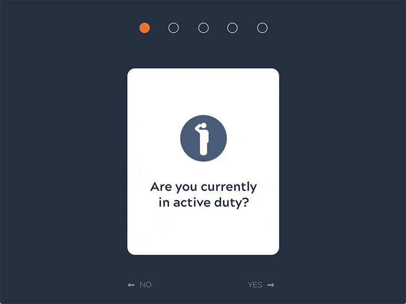 Eligibility Check cards check eligibility mobile principle questions swipe